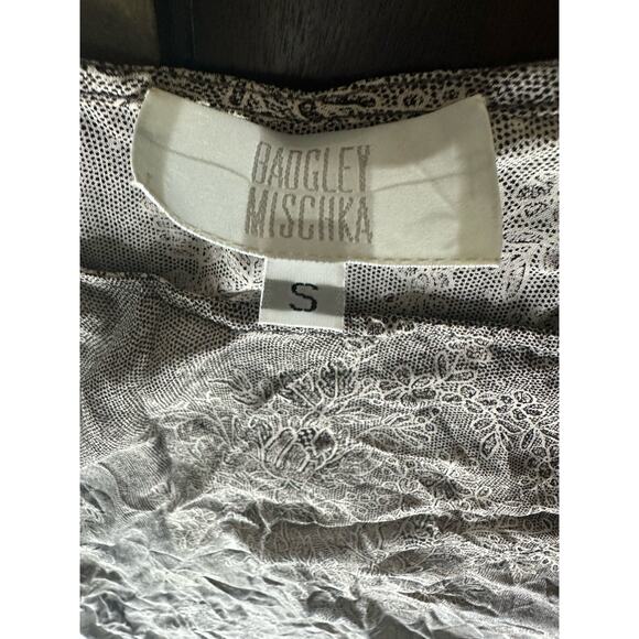 badgley mischka Slip Mini Dress Size Small Vintage Gray - Picture 6 of 7